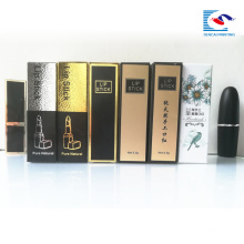 high quality laminate paper packaging box for cosmetic lip stick